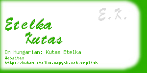 etelka kutas business card